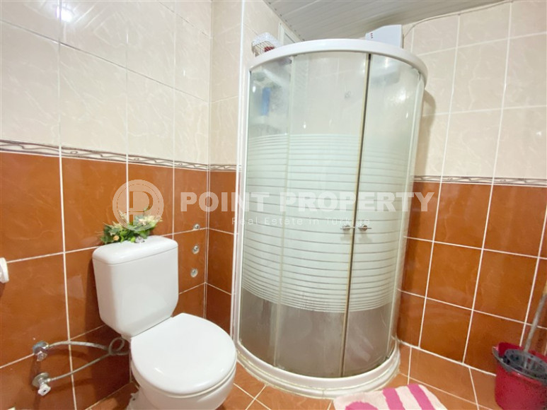 Комфортные трехкомнатные апартаменты 2+1 площадью 95 м2 в жилом комплексе с собственным бассейном в районе Тосмур, Аланья, всего в 150 метрах от моря-id-1245-фото-7