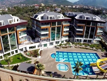 Квартира с двумя спальнями,110м², в уютном комплексе премиум класса в центре района Оба, Алания-id-2791-фото-1