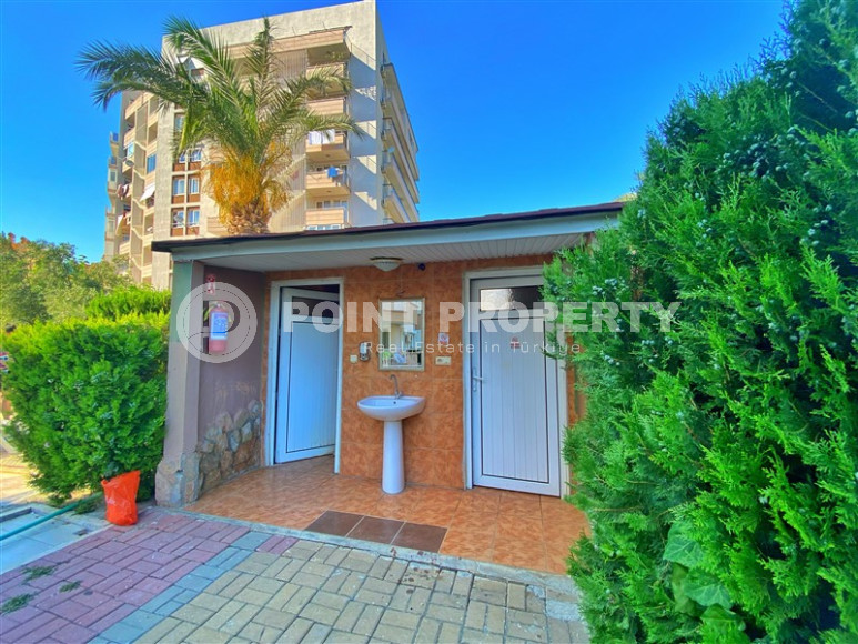 Комфортные трехкомнатные апартаменты 2+1 площадью 95 м2 в жилом комплексе с собственным бассейном в районе Тосмур, Аланья, всего в 150 метрах от моря-id-1245-фото-13