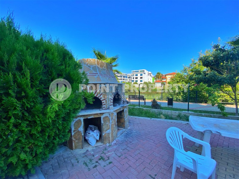 Комфортные трехкомнатные апартаменты 2+1 площадью 95 м2 в жилом комплексе с собственным бассейном в районе Тосмур, Аланья, всего в 150 метрах от моря-id-1245-фото-14