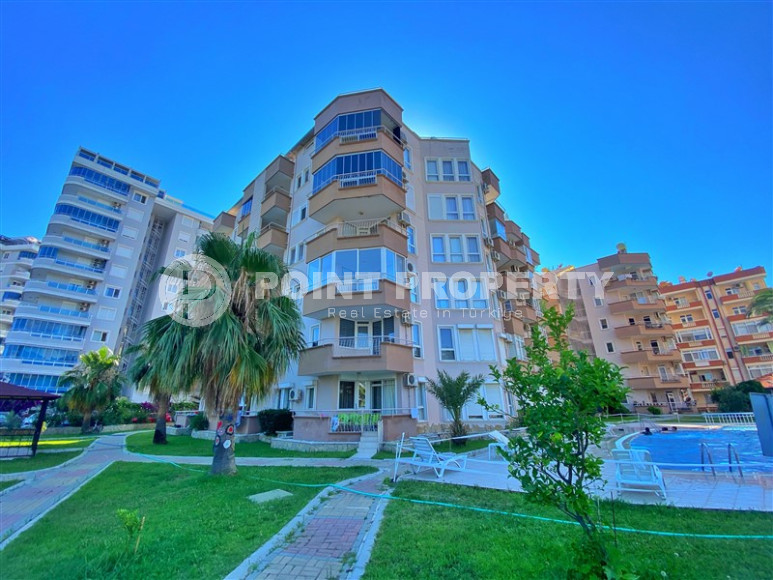 Комфортные трехкомнатные апартаменты 2+1 площадью 95 м2 в жилом комплексе с собственным бассейном в районе Тосмур, Аланья, всего в 150 метрах от моря-id-1245-фото-15