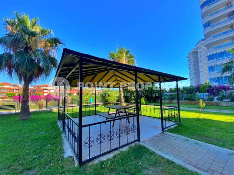 Комфортные трехкомнатные апартаменты 2+1 площадью 95 м2 в жилом комплексе с собственным бассейном в районе Тосмур, Аланья, всего в 150 метрах от моря-id-1245-фото-16