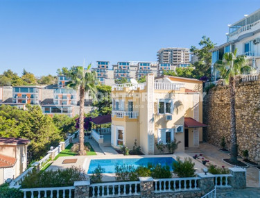 Роскошная 4+1 двухэтажная вилла, 280 м2, на участке земли 450 м2 Каргыджак, Аланья-id-2796-фото-2