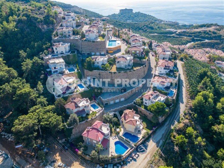 Роскошная 4+1 двухэтажная вилла, 280 м2, на участке земли 450 м2 Каргыджак, Аланья-id-2796-фото-5