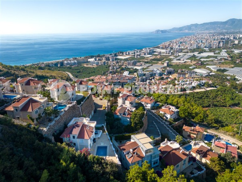 Роскошная 4+1 двухэтажная вилла, 280 м2, на участке земли 450 м2 Каргыджак, Аланья-id-2796-фото-6