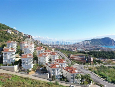 Видовая квартира  2+1, в малоэтажной комфортабельной резиденции, центр Аланьи, в 500 метрах от моря-id-2800-фото-3