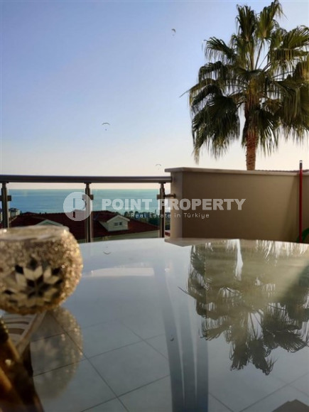 Видовая квартира  2+1, в малоэтажной комфортабельной резиденции, центр Аланьи, в 500 метрах от моря-id-2800-фото-22