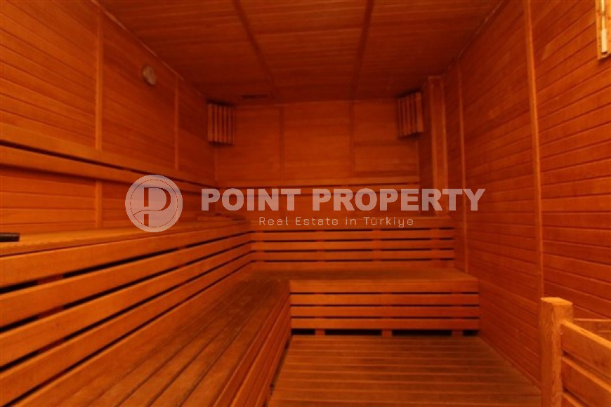 Видовая квартира  2+1, в малоэтажной комфортабельной резиденции, центр Аланьи, в 500 метрах от моря-id-2800-фото-24