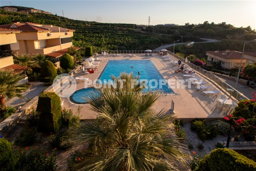 Видовые апартаменты 70 м2, Каргыджак, Аланья, с собственным выходом в сад-id-2805-фото-4