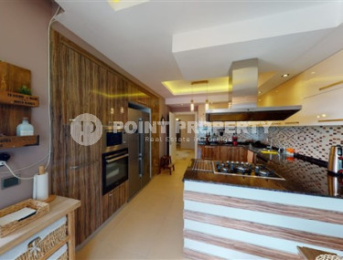 Unique four-room apartment 170 m2, in Oba area, Alanya, with a luxurious kitchen area-id-2809-photo-1