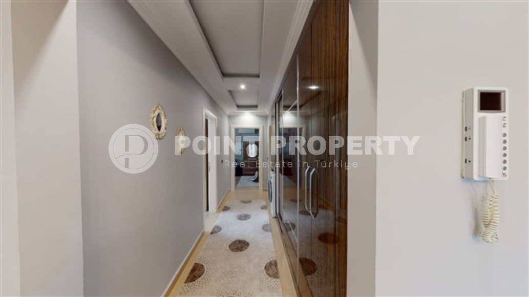 Уникальная четырехкомнатная квартира 170 м2, в районе Оба, Аланья, с роскошной кухонной зоной-id-2809-фото-3