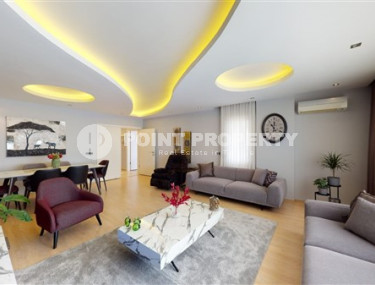 Уникальная четырехкомнатная квартира 170 м2, в районе Оба, Аланья, с роскошной кухонной зоной-id-2809-фото-4