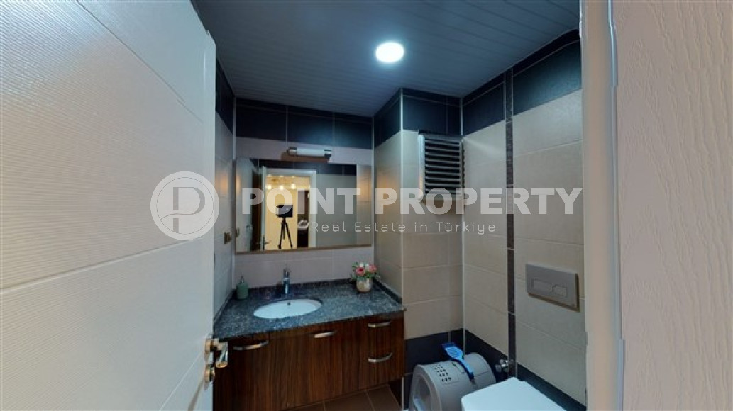 Уникальная четырехкомнатная квартира 170 м2, в районе Оба, Аланья, с роскошной кухонной зоной-id-2809-фото-6