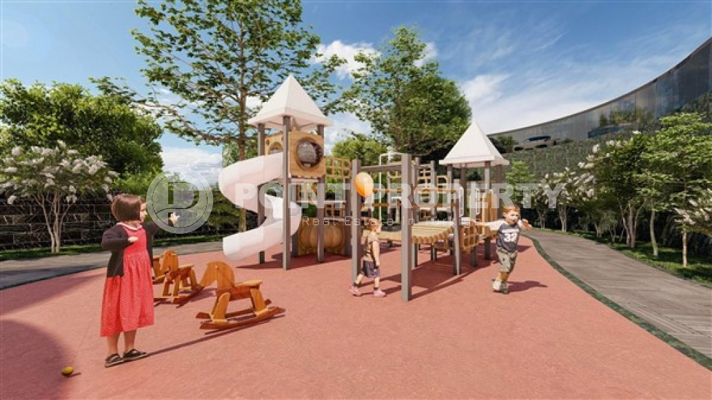 One-bedroom apartment under construction 550 m from the sea, 61 m², in Kargicak area, Alanya-id-2811-photo-8