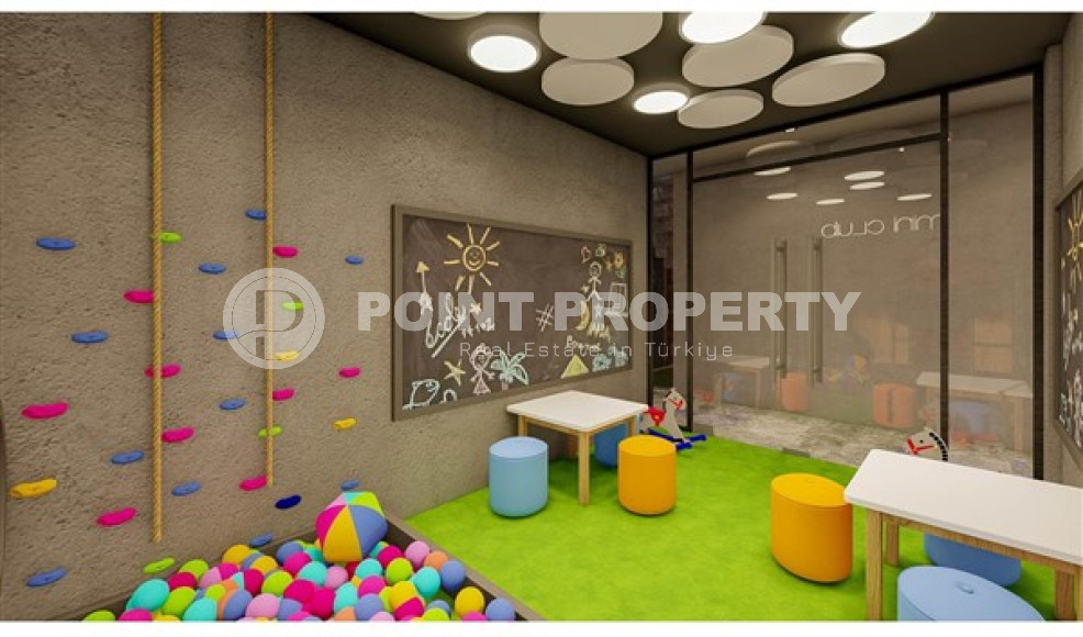 One-bedroom apartment under construction 550 m from the sea, 61 m², in Kargicak area, Alanya-id-2811-photo-19