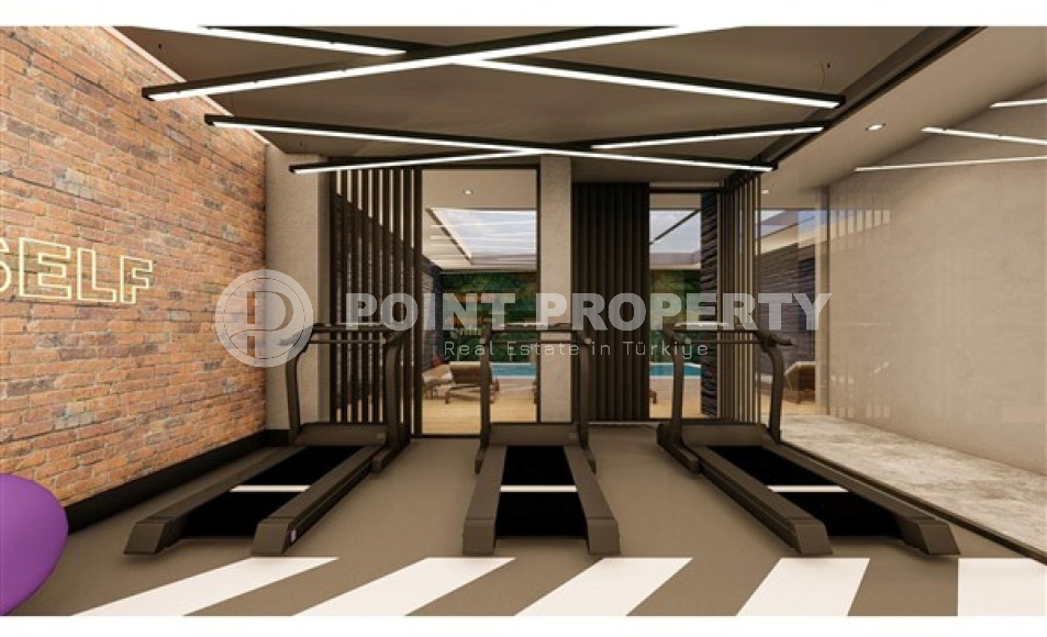 One-bedroom apartment under construction 550 m from the sea, 61 m², in Kargicak area, Alanya-id-2811-photo-21