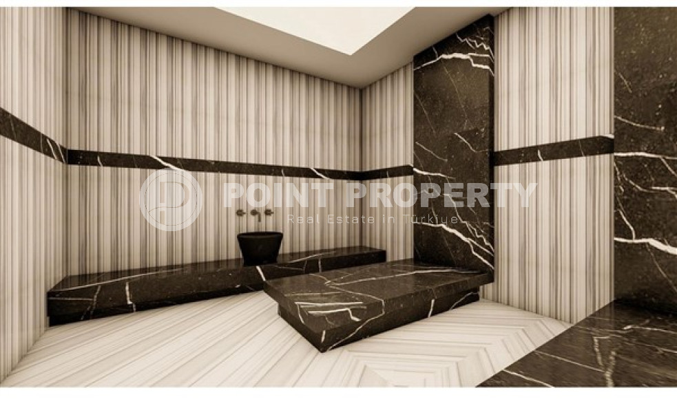 One-bedroom apartment under construction 550 m from the sea, 61 m², in Kargicak area, Alanya-id-2811-photo-24