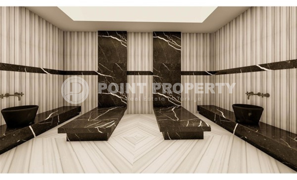 One-bedroom apartment under construction 550 m from the sea, 61 m², in Kargicak area, Alanya-id-2811-photo-25