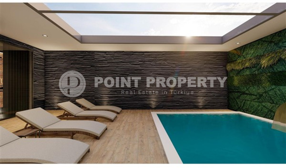 One-bedroom apartment under construction 550 m from the sea, 61 m², in Kargicak area, Alanya-id-2811-photo-26