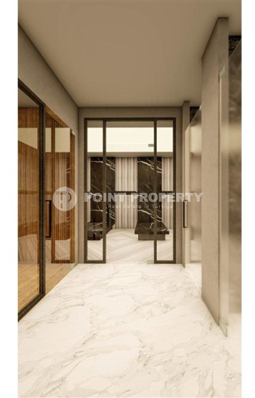 One-bedroom apartment under construction 550 m from the sea, 61 m², in Kargicak area, Alanya-id-2811-photo-29