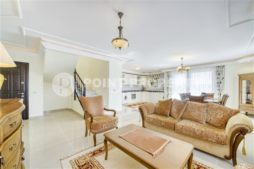 Просторная квартира 3+1 с собственной террасой в прогрессивно развивающимся районе Оба в 900 метрах от Средиземного моря-id-2816-фото-4