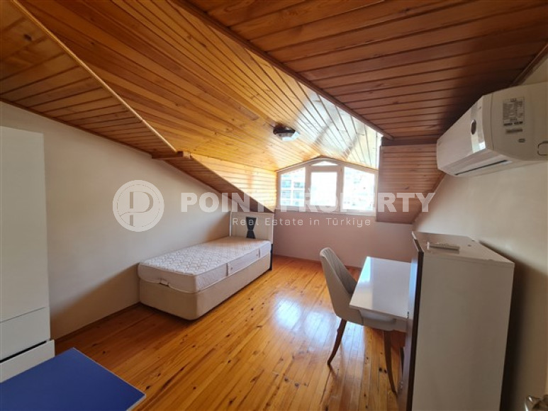 Вместительная двухуровневая квартира 4+1, 250 м2, Джикджилли, Аланья с двумя просторными террасами-id-2819-фото-19