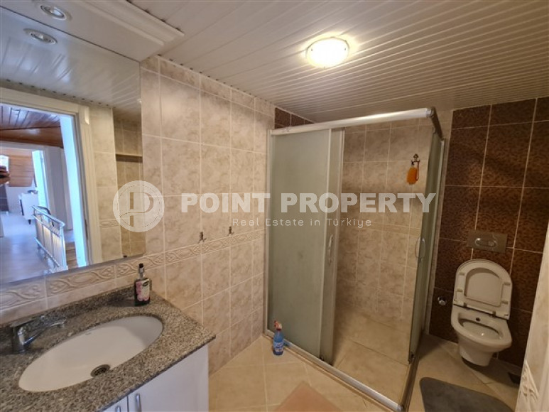 Вместительная двухуровневая квартира 4+1, 250 м2, Джикджилли, Аланья с двумя просторными террасами-id-2819-фото-20