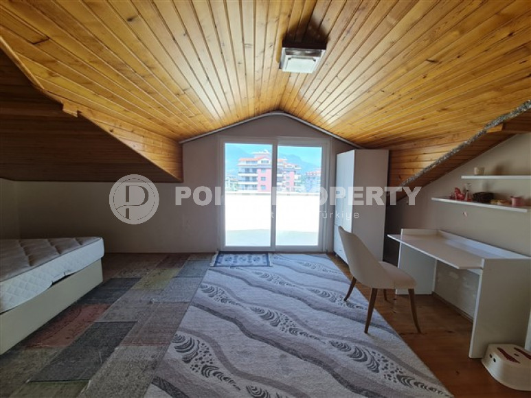 Вместительная двухуровневая квартира 4+1, 250 м2, Джикджилли, Аланья с двумя просторными террасами-id-2819-фото-21