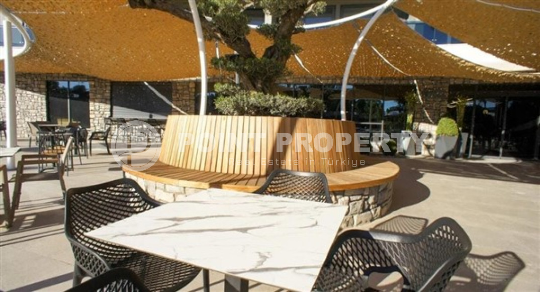 Атмосферная небольшая квартира площадью 62 м2, в новом комплексе с отельной инфраструктурой в районе Каргыджак, Аланья-id-2820-фото-11