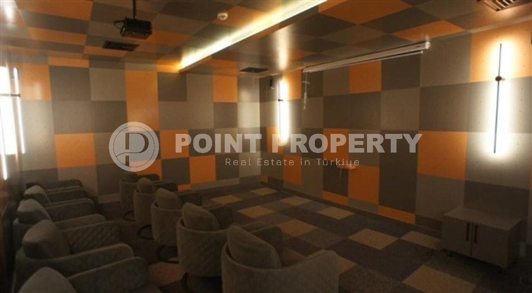 Атмосферная небольшая квартира площадью 62 м2, в новом комплексе с отельной инфраструктурой в районе Каргыджак, Аланья-id-2820-фото-12