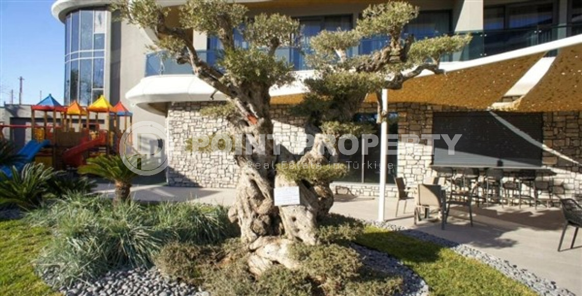 Атмосферная небольшая квартира площадью 62 м2, в новом комплексе с отельной инфраструктурой в районе Каргыджак, Аланья-id-2820-фото-13