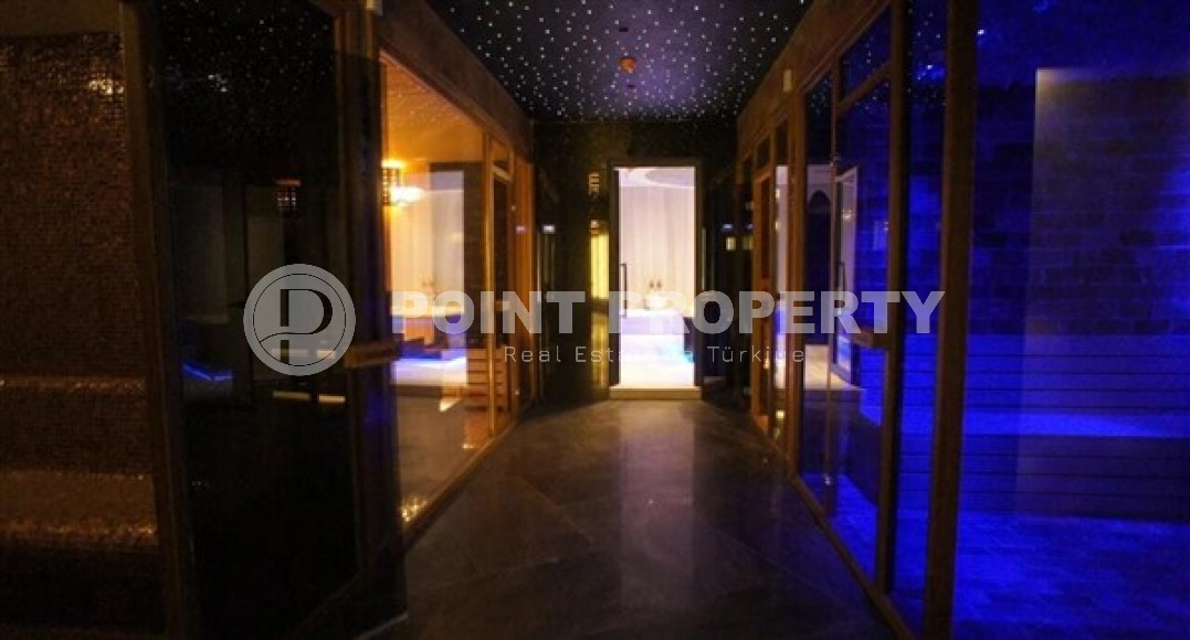 Атмосферная небольшая квартира площадью 62 м2, в новом комплексе с отельной инфраструктурой в районе Каргыджак, Аланья-id-2820-фото-19