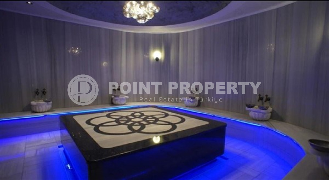 Атмосферная небольшая квартира площадью 62 м2, в новом комплексе с отельной инфраструктурой в районе Каргыджак, Аланья-id-2820-фото-25