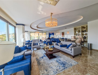 Luxury 8+1 villa with luxurious designer interior, Kargicak, Alanya, with a plot of land of 1400 m2-id-2821-photo-1