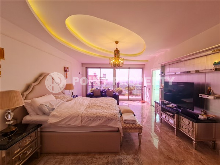 Элитная вилла 8+1 с роскошным дизайнерским интерьером, Каргыджак, Аланья, с участком земли 1400 м2-id-2821-фото-14