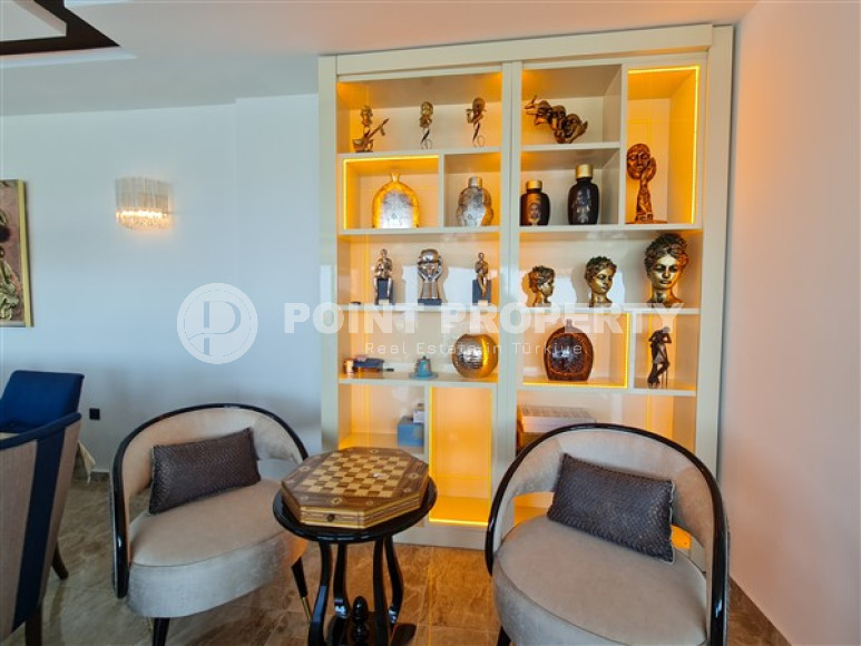 Элитная вилла 8+1 с роскошным дизайнерским интерьером, Каргыджак, Аланья, с участком земли 1400 м2-id-2821-фото-20