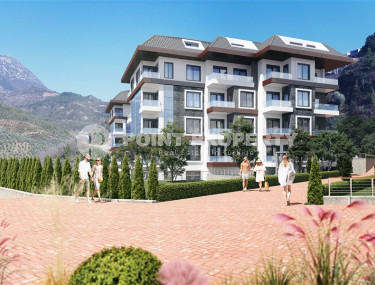 Инвестиционный комплекс с видом на море на начальном этапе строительства, предлагает квартиры 1+1 и дуплексы 2+1, 3+1 от 51 до 160 м² в районе Каргыджак.-id-1251-фото-2