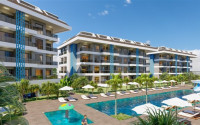 Inexpensive apartment 1+1, 65 m2, in the Kestel area, Alanya, in a low-rise complex with 5* infrastructure-id-2822-photo-1