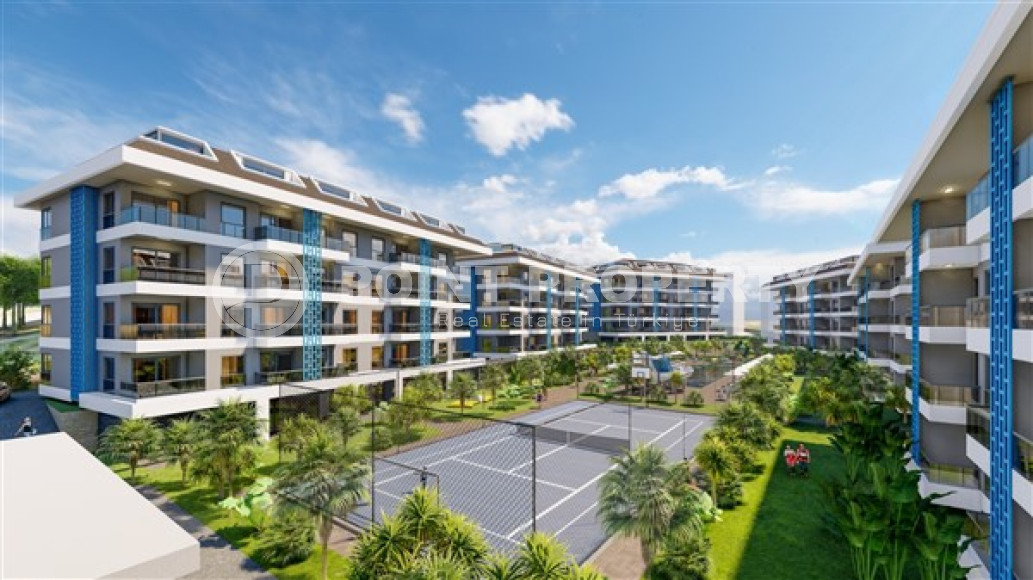 Inexpensive apartment 1+1, 65 m2, in the Kestel area, Alanya, in a low-rise complex with 5* infrastructure-id-2822-photo-4