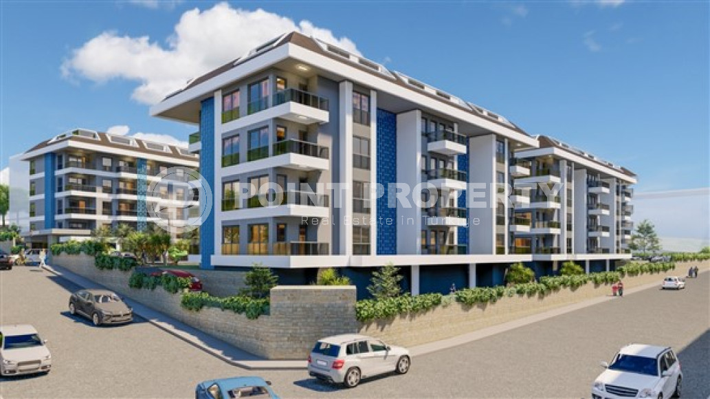 Inexpensive apartment 1+1, 65 m2, in the Kestel area, Alanya, in a low-rise complex with 5* infrastructure-id-2822-photo-7
