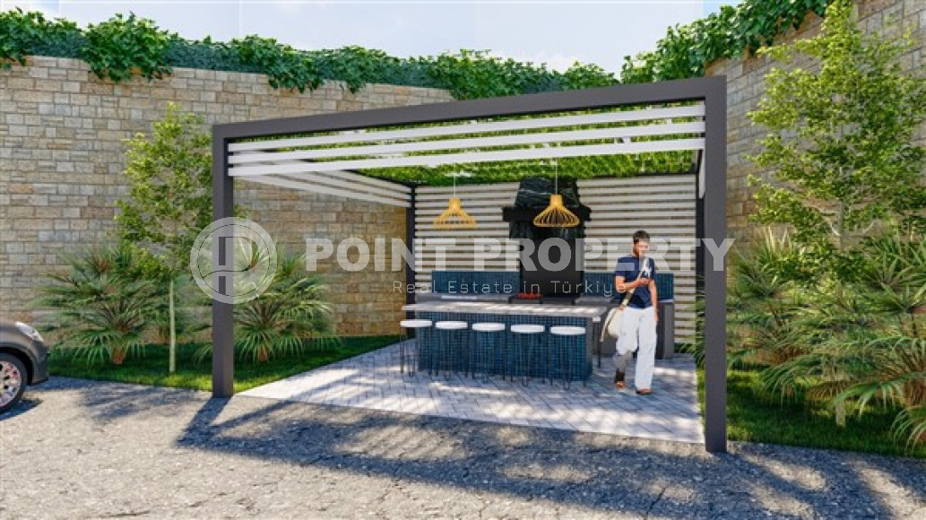 Inexpensive apartment 1+1, 65 m2, in the Kestel area, Alanya, in a low-rise complex with 5* infrastructure-id-2822-photo-9