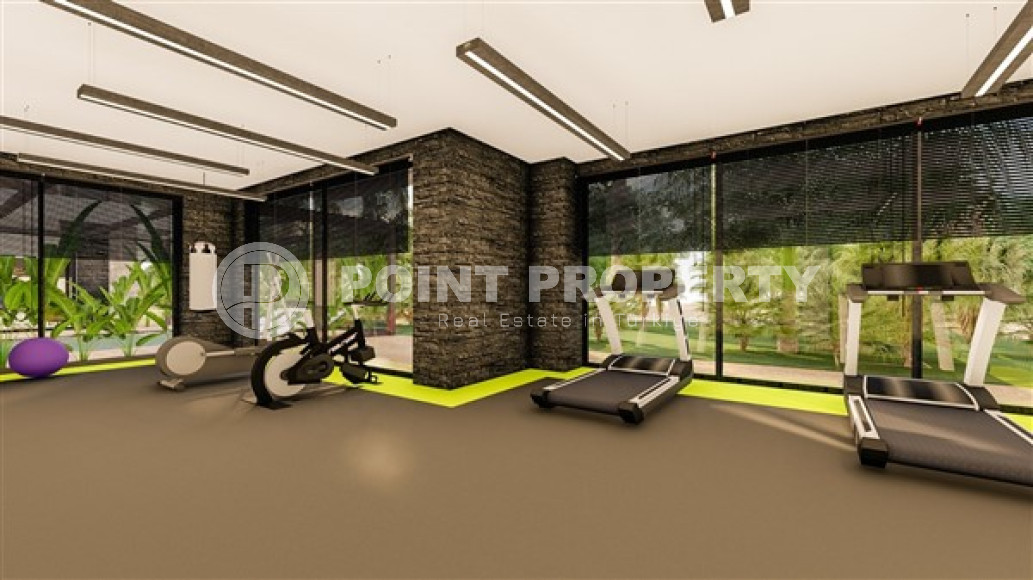 Inexpensive apartment 1+1, 65 m2, in the Kestel area, Alanya, in a low-rise complex with 5* infrastructure-id-2822-photo-10