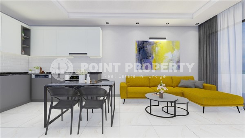 Inexpensive apartment 1+1, 65 m2, in the Kestel area, Alanya, in a low-rise complex with 5* infrastructure-id-2822-photo-14