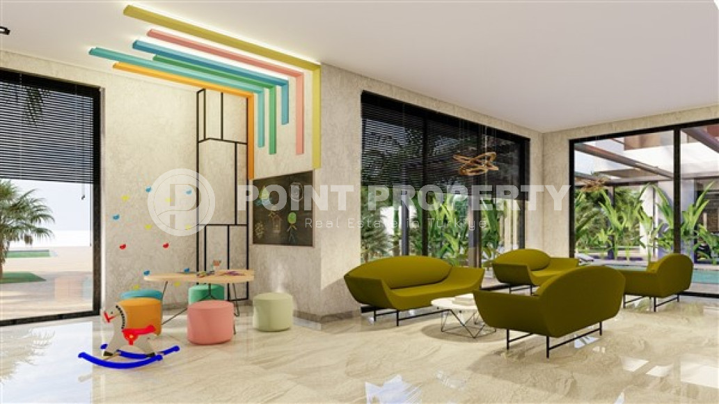 Inexpensive apartment 1+1, 65 m2, in the Kestel area, Alanya, in a low-rise complex with 5* infrastructure-id-2822-photo-19