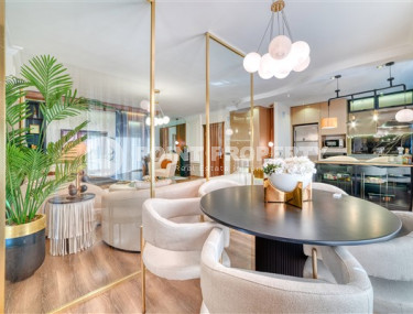 Двухуровневые апартаменты с дизайнерским интерьером, 250 м2 в районе Тосмур, с 3 ванными комнатами и 4 балконами-id-2827-фото-3