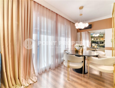 Двухуровневые апартаменты с дизайнерским интерьером, 250 м2 в районе Тосмур, с 3 ванными комнатами и 4 балконами-id-2827-фото-4