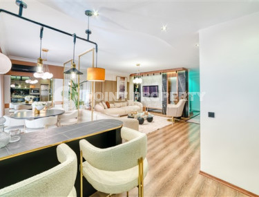 Двухуровневые апартаменты с дизайнерским интерьером, 250 м2 в районе Тосмур, с 3 ванными комнатами и 4 балконами-id-2827-фото-5