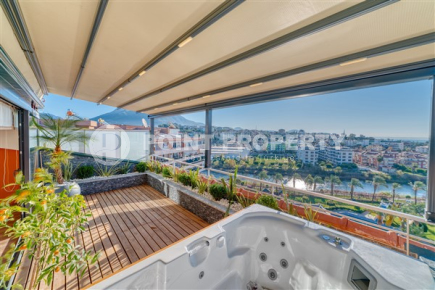 Двухуровневые апартаменты с дизайнерским интерьером, 250 м2 в районе Тосмур, с 3 ванными комнатами и 4 балконами-id-2827-фото-26