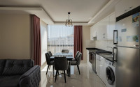 Stylish 1+1 apartment on the 8th floor of the residence, Mahmutlar, Alanya, with mountain views-id-2831-photo-10