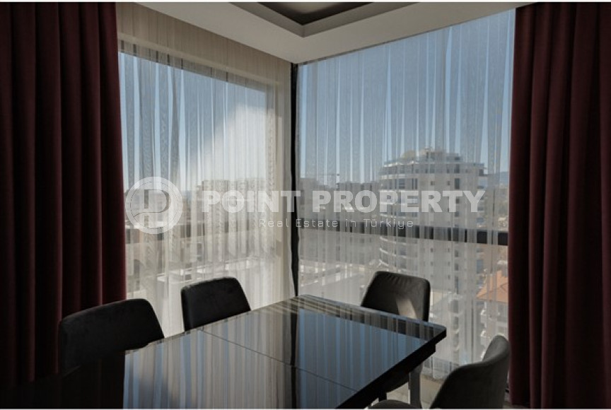 Stylish 1+1 apartment on the 8th floor of the residence, Mahmutlar, Alanya, with mountain views-id-2831-photo-15